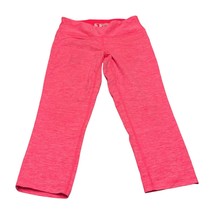 New Balance Capri Leggings Women&#39;s Small Heather Pink Pull-On Elastic Waist - $19.34