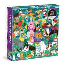 Mudpuppy Doggone Days  500 Piece Family Puzzle with Colorful and Fun Il... - $10.83