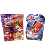 New Bakugan Battle Brawlers 5 Card Booster Pack W/ Bonus 35 Tattoos - £9.82 GBP