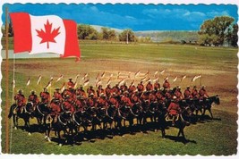 Canada Postcard RCMP Royal Canadian Mounted Police Musical Ride On Field - £2.36 GBP