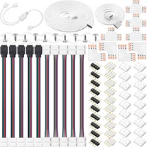 5050 4 Pin Rgb Led Strip Connector Kit Includes Rgb Extension Cable, Led... - $31.99