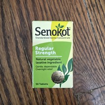 New Sealed Senokot Regular Strength  Natural Laxative 50 Tabs Exp 06/25 - $9.00