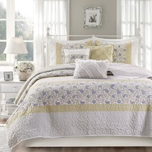 Madison Park Dawn 6 Piece Cotton Percale Reversible Coverlet Set - King/Cal King - $162.00