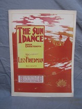 Antique 1900s &quot;The Sun Dance&quot; Sheet Music #219 - £15.78 GBP