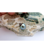 RARE AA+ TAHITIAN RIKITEA GAMBIER ISLES 9.2-12.1mm BRIGHT AQUA CULTURED ... - €43,85 EUR