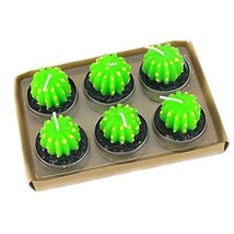 Romantic Proposal Decor in Tealight Holders Succulent Shaped Candles Gift Set 6- - £9.48 GBP