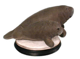 MANATEES 7 x 4 sculpture - $51.48