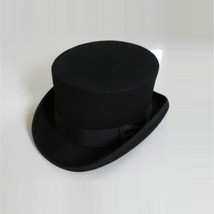 Unisex Homburg Hats  Fedora Steam Top Hat Cylinder Magician Magic Cap Felt Fedor - £75.41 GBP
