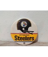 Pittsburgh Steelers Vintage 1970&#39;s NFL Football Pin Back Button 3.5&quot; - £13.29 GBP