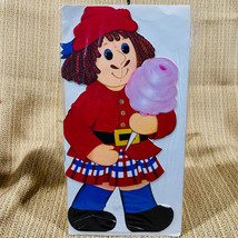 Vintage 1974 Hallmark Uncle Clem&#39;s Carnival Raggedy Ann &amp; Andy Storybook Card - £9.50 GBP