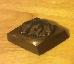 Vintage Brass PGA Paperweight - £6.04 GBP