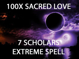 100X 7 SCHOLARS SACRED LOVE ENHANCE LOVE LIFE MAGICK WORK MAGICK RING PENDANT image 2