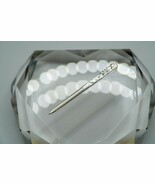 Sterling Silver Hand Made Hammered and Stamped Pirate XXX Toothpick 5cm - $67.59 CAD