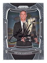 AUTOGRAPHED Kevin Harvick 2021 Panini Prizm Racing (Championship Trophy) Signed  - £38.93 GBP