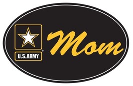 US Army Mom Oval Car Magnet - $12.19