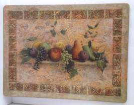 PIMPERNEL Kitchen Counter Top Cork Back Board French Country Apples Pears Grapes - £15.78 GBP