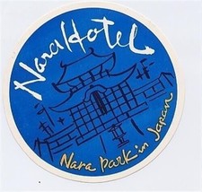 NARA Hotel Nara Park Japan Luggage Label - $9.90