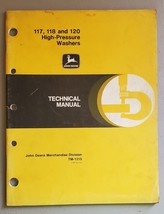 John Deere 117 118 and 120 High Pressure Washers TM1315 Technical Manual - £14.70 GBP