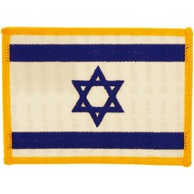 Israel Flag Patch 2 1/2&quot; x 3 1/2&quot; - £8.35 GBP