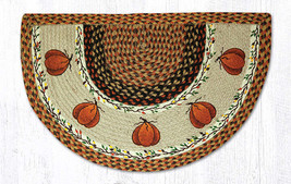 Earth Rugs SCP-222 Harvest Pumpkin Printed Slice 18&quot; x 29&quot; - £39.80 GBP