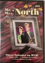 Mr. &amp; Mrs. North 3 Episodes 1952 Sleuth Crime TV Show Black White Murder Mystery - £4.67 GBP