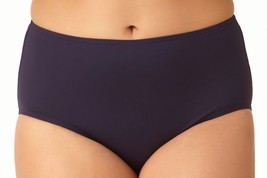  NEW Anne Cole 17PB32101 NAVY High Waist Swimwear Hipster Bikini Bottom 20W - £15.81 GBP