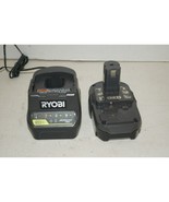 RYOBI ONE+ 18V LITHIUM ION P189 BATTERY AND P118 CHARGER COMBO 2 Ah Batt... - £31.60 GBP