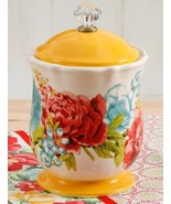 Pioneer Woman ~ Blossom Jubilee ~ Stoneware ~ 8.75&quot; Jar/Canister ~ Acryl... - $84.47 CAD