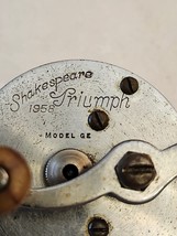 Vintage SHAKESPEARE TRIUMPH 1958 Model GE Open Face Reel. - $12.50