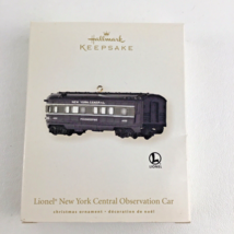 Hallmark Keepsake Ornament Lionel Train New York Central Observation Car... - $24.70