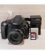 Canon PowerShot SX40 HS Bridge Digital Camera Black *GOOD/TESTED* W 8GB SD - €92,03 EUR