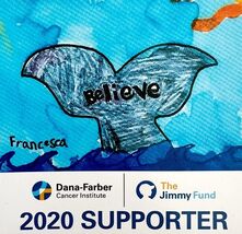 Dana Farber Cancer Institute Magnet Jimmy Fund Supporter 2020 Whale Beli... - $371.27 MXN
