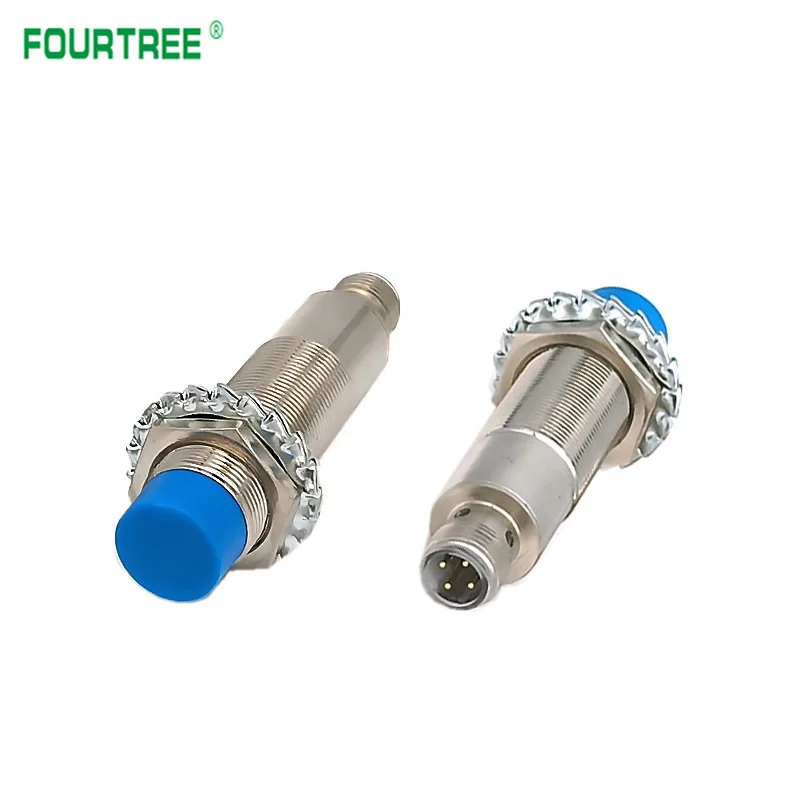 M18 proximity sensor metal inductive approach switch with 4 cores air a detect distance thumb200