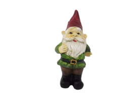 True Living Outdoors Resin Green Gnome Pot Hanger - New - £6.28 GBP