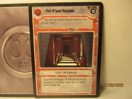 1997 Star Wars CCG Card: Path of Least Resistance - black border - $1.00