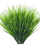 8 Bundles Outdoor Artificial Boxwood UV Resistant Fake Stems Plants, Faux - $23.04 CAD