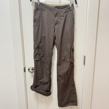 REI  Rollup Cargo Pants Womens 4 Brown Nylon Outdoor Hiking UPF 50+ - $18.70