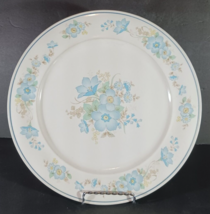 Carico Casual Collection &quot;Celeste&quot; Dinner Plate Blue Flowers 10 7/8&quot; - $7.59