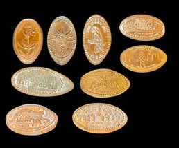 Vtg Pressed Penny Lot Phoenix Knoebels Atlantic Rarities Coin Expo 1993 Chicago - £31.85 GBP