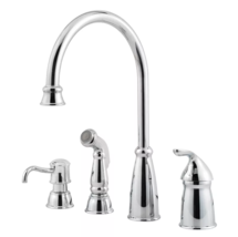 Pfister GT26-4CBC Avalon 1-Handle Kitchen Faucet - Polished Chrome - £147.45 GBP