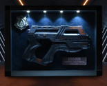 Mass Effect Carnifex Replica Framed Shadow Box Print Art Figure Light Up... - £282.14 GBP