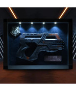 Mass Effect Carnifex Replica Framed Shadow Box Print Art Figure Light Up... - £273.78 GBP