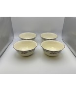 Set of 4 Lenox COUNTRY ROMANCE Fruit / Dessert Bowls - $308.59 CAD