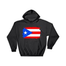 Puerto Rico : Gift Hoodie Distressed Flag Vintage Puerto Rican Expat Country - £28.31 GBP