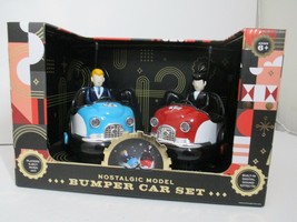 FAO Schwarz Remote Control Retro Bumper Car Set 1950s Retro Design Sound Effects - £31.53 GBP