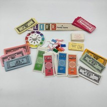 Milton Bradley Game of Life Replacement Pieces 1979 Extra Parts Money Sp... - $17.81