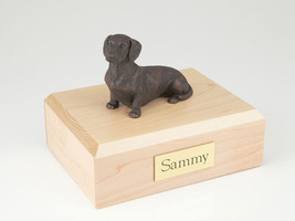 Bronze Dachshund Pet Funeral Cremation Urn Avail in 3 Different Colors &amp; 4 Sizes - £135.56 GBP+