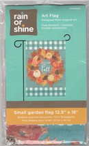 Welcome Fall Art Flag 12.5”x18” Pumpkin Pinecone Leaf Garden Porch Flag ... - £6.25 GBP