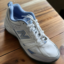 New Balance 409 White Women 11 B Casual Walk Run Sneakers Shoes Lace WX409WL2 - £33.94 GBP