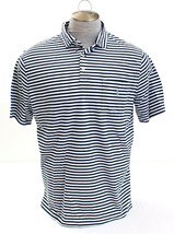 Polo Ralph Lauren Blue &amp; White Stripe Classic Fit Pocket Polo Shirt Men&#39;... - £55.77 GBP